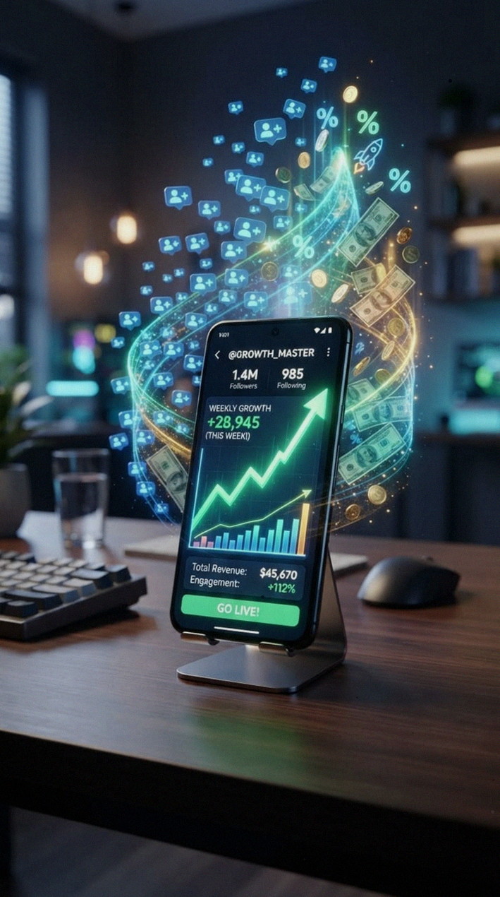 Composed investor studying a market screen